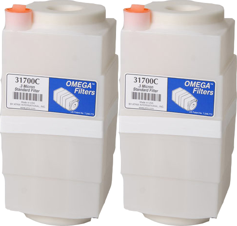 Atrix - Omega Toner and Dust Filter Cartridge 2-pack (31700C-2P)