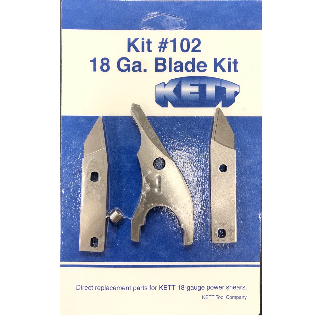Kett Tool KIT #102 Intermediate 18 Gauge Shear Blade Replacement Kit