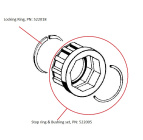 REMS - Amigo 2 Power Threader bushing and retaining ring, 522005